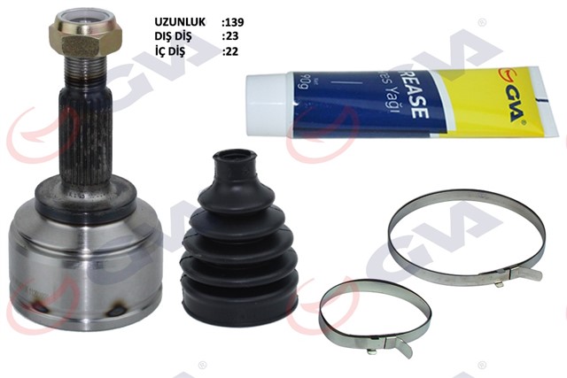 AKS KAFASI DIS ON SYMBOL - THALIA/LOGAN II/SANDERO 1.5 DCI 12 - 23X22X49 143.00MM