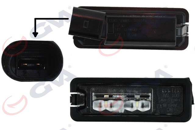 PLAKA LAMBASI LEDLI CADDY - GOLF5 - 6 - 7 - PASSAT - POLO - IBIZA - LEON - CAYENNE 04 - 