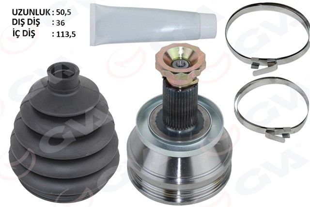 AKS KAFASI DIS POLO - CORDOBA - IBIZA - FABIA AMF - BNV - BNM - CFWA - CAYB - CYZB 1.2 - 1.4 TDI 01 - 