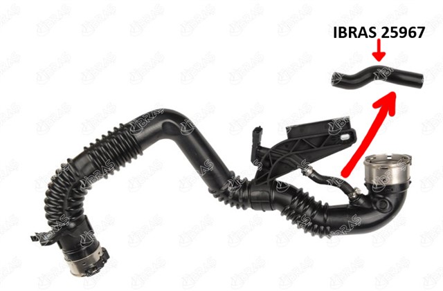 TURBO BORUSU HORTUMU 33W22 NISSAN X - TRAIL III T32 - T32R - T32RR 1.6 DCI ALL MODE 4X4 - I NT32 R9M 2014