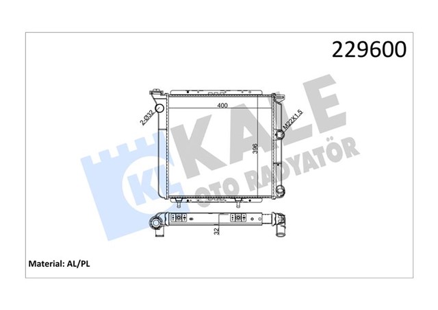 RADYATOR BORULU R9 2 SIRA AL PL SISTEM