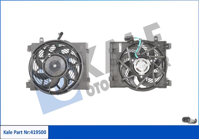 FAN MOTORU DAVLUMBAZLI CORSA C 1.0 - 1.2 - 1.4 - 1.8 00 COMBO 1.6 01 170W - 294MM