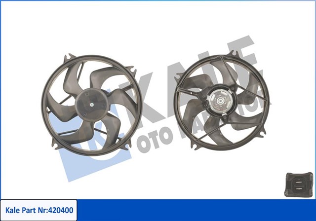 FAN MOTORU DAVLUMBAZLI PARTNER II - BERLINGO III - XSARA PICASSO 1.6HDI 460W - 385MM