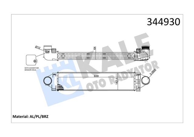 TURBO RADYATORU 224DT DISCOVERY SPORT L550 14 FREELANDER 2 L359 06 14 R.R EVOQUE L538 11 19 2.0ST FORD FOCUS 2 FOCUS 3