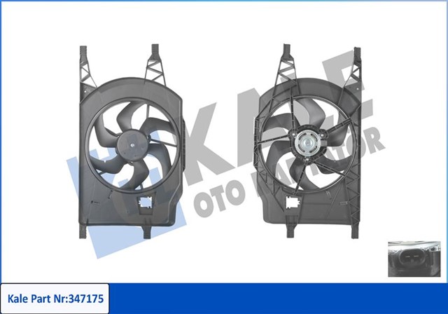 FAN MOTORU DAVLUMBAZLI LGN - CLIO II - LAGUNA II - VELSATIS - ESPACE - MASTER II