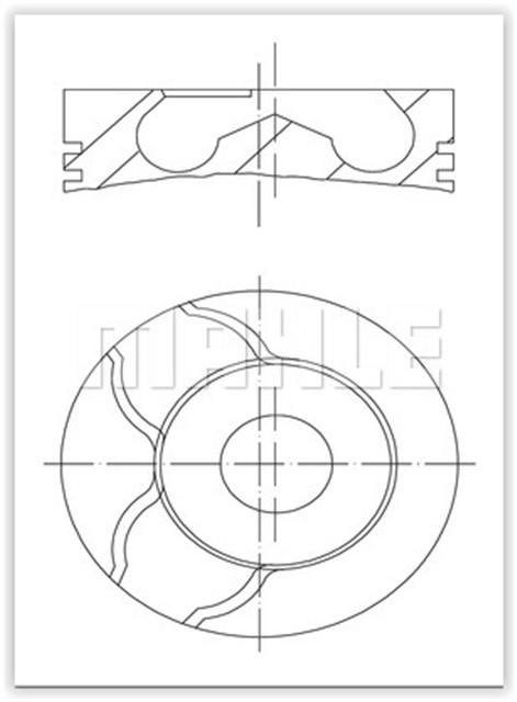 MOTOR PISTON SEGMAN STD CLIO - KNG 1.5 DCI K9K 76.00 26 PIM 0.20MM. KISA