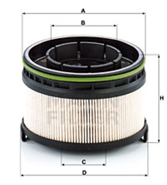 YAKIT FILTRESI MERCEDES OM654 W205 C257 W213 C238 W222
