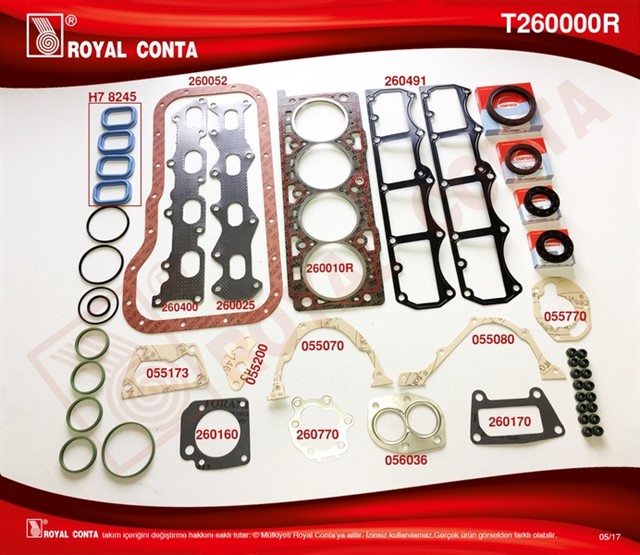 MOTOR TAKIM CONTA CORTECO KECELI PALIO - MAREA - SIENA - BRAVA 1.6