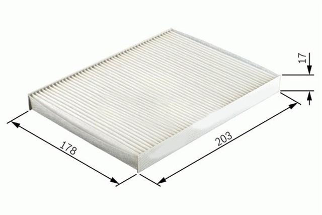 POLEN FILTRESI PANDA II 1.1 - 1.2 - 1.3 JTD 03 KA II 08 500C 1.3D 09 CU2026