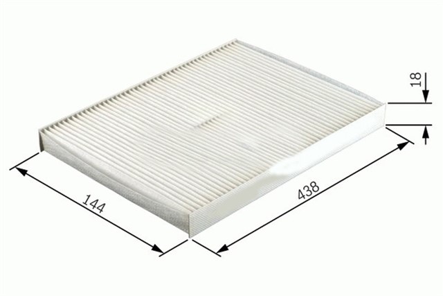 POLEN FILTRESI JUMPER - DUCATO - BOXER 1.9D - 1.9TD - 2.5D - 2.5TD - 2.5TDI - 2.8D - 2.8HDI 94 - 02