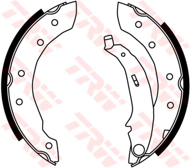 ARKA PABUC BALATA P106 - P206 - P306 - SAXO - XSARA - CLIO II - SYMBOL - THALIA - LGN - TWNG - LOGAN 04 SANDERO GS8534