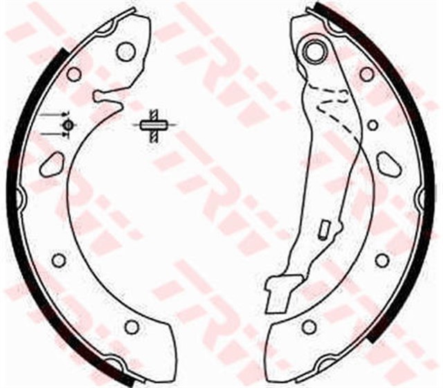 ARKA PABUC BALATA AVENSIS 1.6 1.8 2.0 1.6VVT - I/1.8VVT - I 2.0 VVTI 2.0TD 2.0D - 4D 98 03 228X36