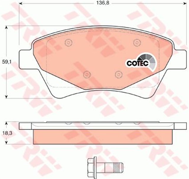 FREN BALATASI ON MEGANE II 1.5 - 1.6 03 - 09
