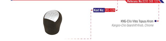 VITES TOPUZU KROM CLIO II - KNG III