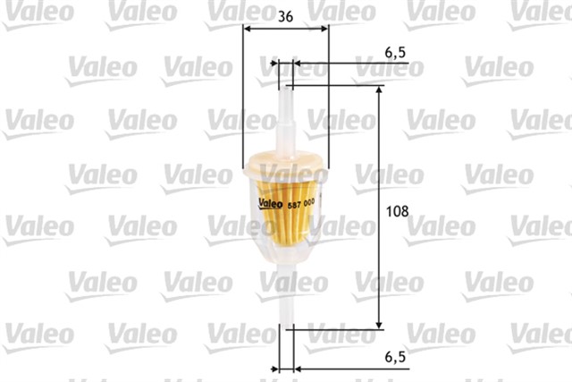 SEFFAF BENZIN ARA FILTRE KUCUK TIP UNIVERSAL