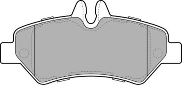 FREN BALATASI ARKA MERCEDES SPRINTER B906 06 . VW CRAFTER 30 - 35 - 50 TEK TEKER