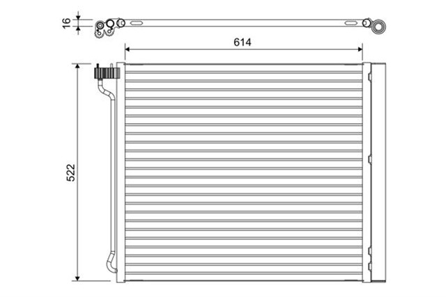 KLIMA RADYATORU BMW S63 N63 E70 E71 F15 F16 G05 G06