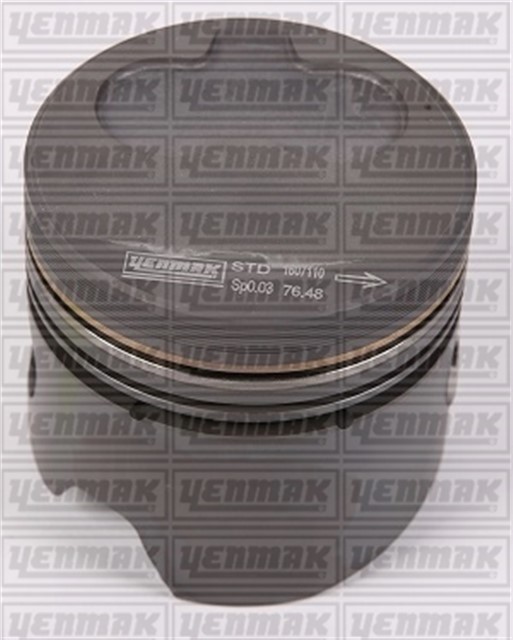 MOTOR PISTON SEGMAN STD AUDI A80 - A90 - A100 - GOLF I - II - JETTA I - II - PASSAT - T3 1.6TD 78 - 96 76.51MM