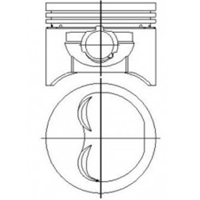 MOTOR PISTON SEGMAN TMPR - SLX 1600 86.40 CAP 0.40