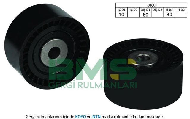 EKSANTRIK GERGI RULMANI P107 - 206 - 207 - 307 - PARTNER - C2 - C3 - C4 - C5 - BERLINGO - 1.4HDI - 1.6HDI - FOCUS II