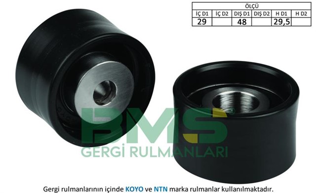 EKSANTRIK GERGI RULMANI KUCUK ESCORT V - VI - VII 92 - 00 - FIESTA III 92 - 95 - MONDEO 1.6I 16V - 1.8I