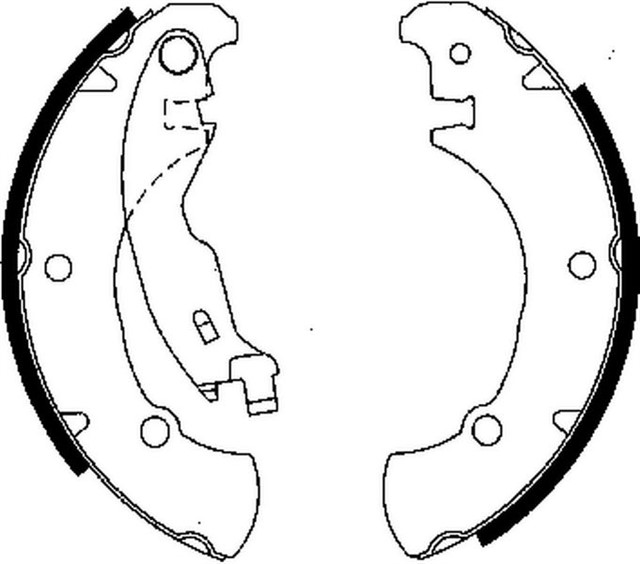 ARKA PABUC BALATA BRAVO BRAVA 1.2 1.6 1.8 1.9JTD 95 - 01 MAREA 1.4 1.6 1.8 1.9JTD 96 - 02