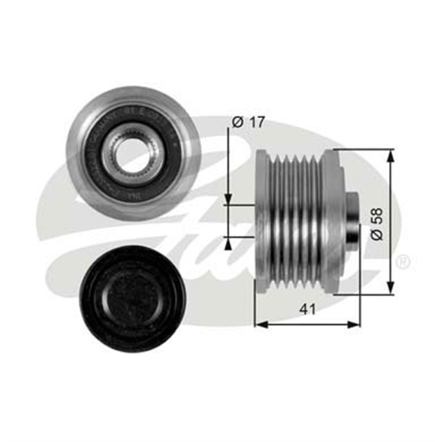 ALTERNATOR KASNAGI RULMANLI BRAVO II 06 DOBLO 10 LINEA 09 PUNTO 05 STILO 04 - 07 - DUCATO 11