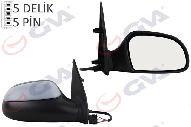 DIS DIKIZ AYNASI SAG SAXO 96 ELEKTRIKLI ISITMALI ASTARLI KONVEKS 5 FIS VM - 144EHPR