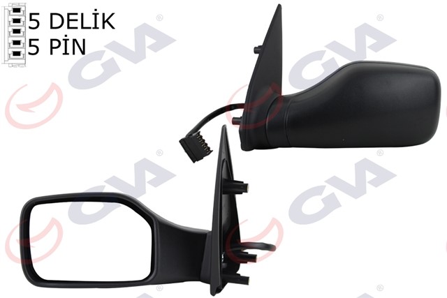 DIS DIKIZ AYNASI SOL 106 93 ELEKTRIKLI ISITMALI KONVEKS 5 FIS VM - 101EHL