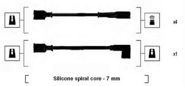 X BUJI KABLOSU TMPR 1.8 - 2.0 8V