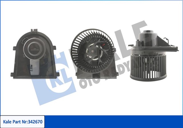 KALORIFER MOTORU 12V BORA 98 - 05 - GOLF III - IV - POLO CLASSIC 95 - 02 - A3 96 - 03 - CORDOBA