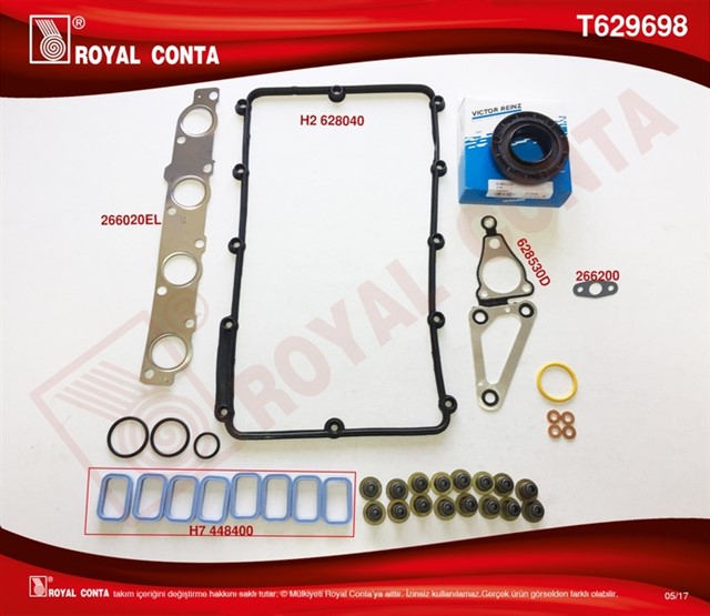 UST TAKIM CONTA REINZ KEC. SUBP.LASTIK SKC SIZ TRANSIT V348 11 14 V363 14 RANGER 12 2.2TDCI 155PS EURO5 A.CEKER