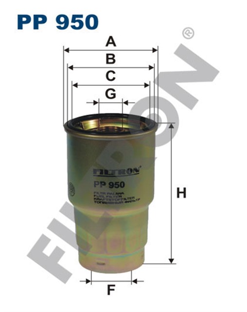YAKIT FILTRESI COROLLA 1.4D - 2.0D - 2.2D 04 AVENSIS 1.9D - 2.0TD - 2.2D 01 VERSO 1.4D - 2.0D 09