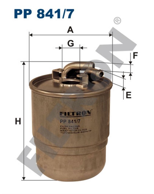 YAKIT FILTRESI MERCEDES OM642 W204 C219 W164 W463 W639 B906