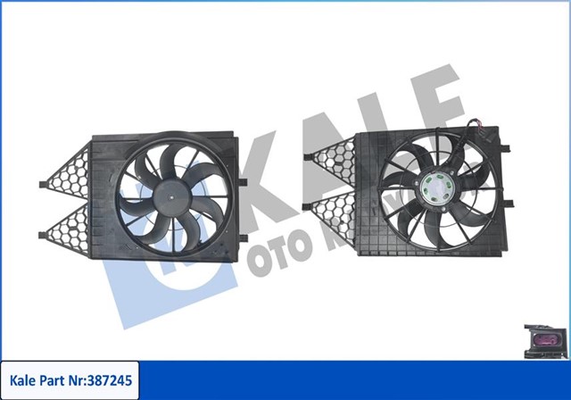 FAN GRUBU SEAT CORDOBA 02 09 - IBIZA IV 08 16 - TOLEDO IV 12 19 - SCODA FABIA I - II 99 08 - RAPID 12 19 - VOLKS WAGEN POLO 09 1.2 1.4 - 1.9TDI 1.4 - 1.6 16V 250 - 80W 394MM 12V DAVLUMBAZLI FAN MOTORU