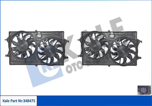 FAN MOTORU FORD FOCUS I 1.4 - 1.6 - 1.8 - 2.0 16V 1.8TDCI - TDDI 98 05 12V DAVLUMBAZLI