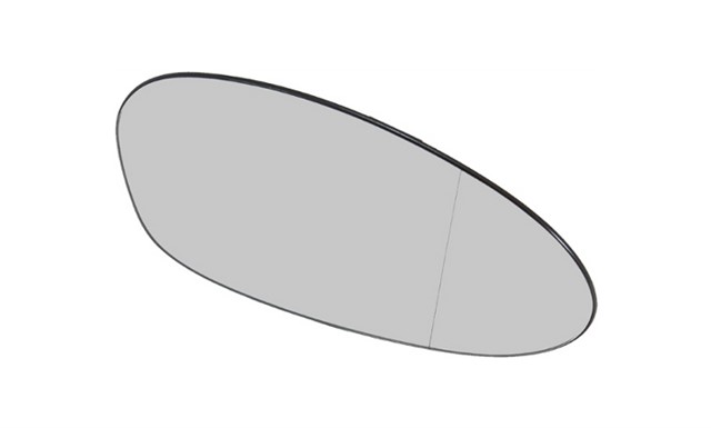 DIS DIKIZ AYNA CAMI ISITMALI ASFERIK MAVI CAM SAG 1 SERISI E87 - 3 SERISI E90 04 - 10