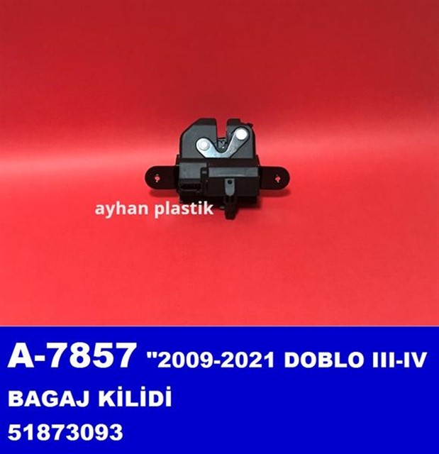 BAGAJ KILIDI DOBLO III - IV 2009 - 2021