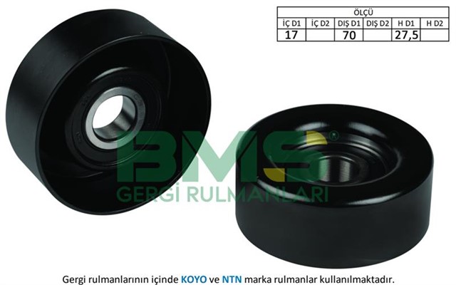 ALTERNATOR GERGI RULMANI ACCENT - GETZ - MATRIX - SANTAFE - TUCSON 1.5 CRDI - VGT - 2.0CRDI 01