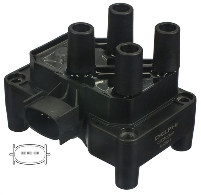 ATESLEME BOBINI FOCUS CMAX 1.6 - 1.8 - 2.0 16V - 01 FUSION 1.4 - 1.6 - KA 1.3I - MONDEO II 04 FIESTA MAZDA 2