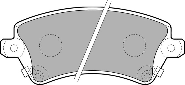ON BALATA COROLLA 1.4 - 1.6 - 1.4VVTI - 1.6VVTI - 1.8 VVTI 02 - 07 1.4 D4D 04 - 07 2.0D4D 02 - 07 GDB3288