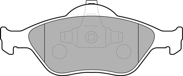 ON BALATA FIESTA 1.4TDCI ABSLI 00 FUSION 02 MAZDA 121 96 MAZDA 2 03