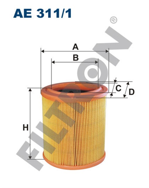 HAVA FILTRESI PEUGEOT PARTNER RANCH 1.4 75HP 96 - 09