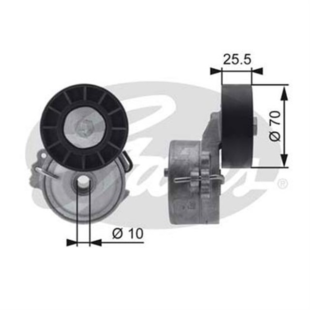 ALTERNATOR GERGI RULMANI KUTUKLU P206 - 306 - 406 - 607 - 806 - PARTNER - BOXER - C5 - BERLINGO DW10 2.0HDI - 2.2HDI