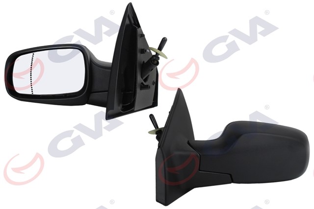 DIS DIKIZ AYNASI SOL CLIO 06 MEKANIK ISITMALI ASFERIK 2 FIS VM - 6136AL