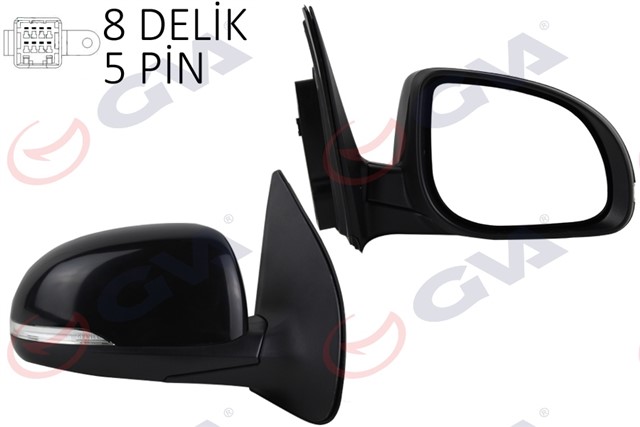 DIS DIKIZ AYNASI SAG I20 12 ELEKTRIKLI ISITMALI SINYALLI KONVEKS