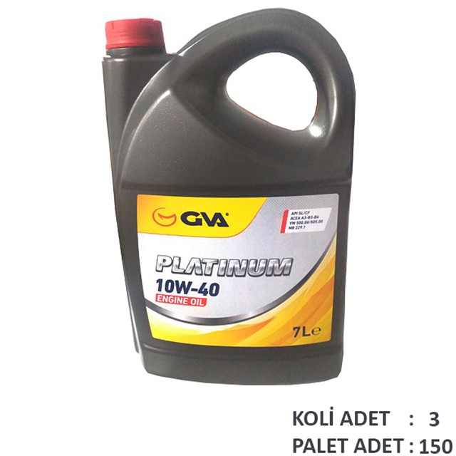 MOTOR YAGI 10W40 7 LT PLATINUM YARI SENTETIK API SL/CF