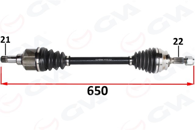 KOMPLE AKS SOL ON PSA 2008 I 1.2 M - T 05 - CITROEN C3 III 1.2 M - T 16 - C4 CACTUS 1.2 M - T 14 - 