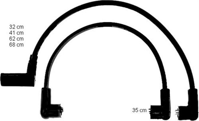 X BUJI BOBIN KABLOSU UNO 70 SX 1.4 8V 94 - 00 KARBURATORLU