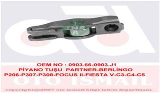 PIYANO TUSU P206 - 207 - 307 - 308 - 407 - PARTNER - BERLINGO - C2 - C3 - C4 - C5 - FIESTA V - VI - FOCUS II 1.6HDI - 1.6TDCI
